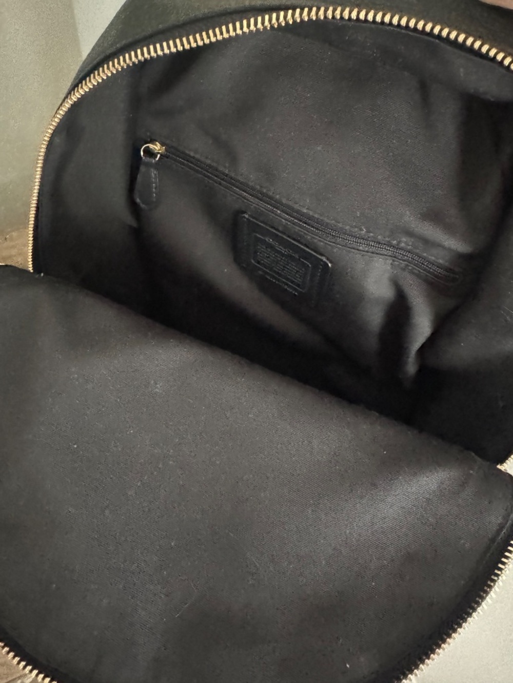 Coach backpack black pebble leather - Picture 5 of 6